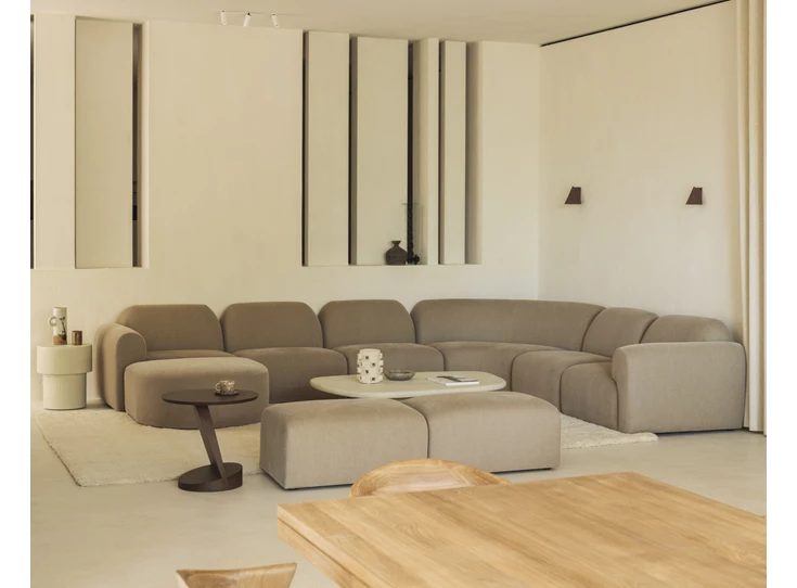 Sfeerfoto 1-zit zonder armen Bulky 20016 Light Sepia Ethnicraft