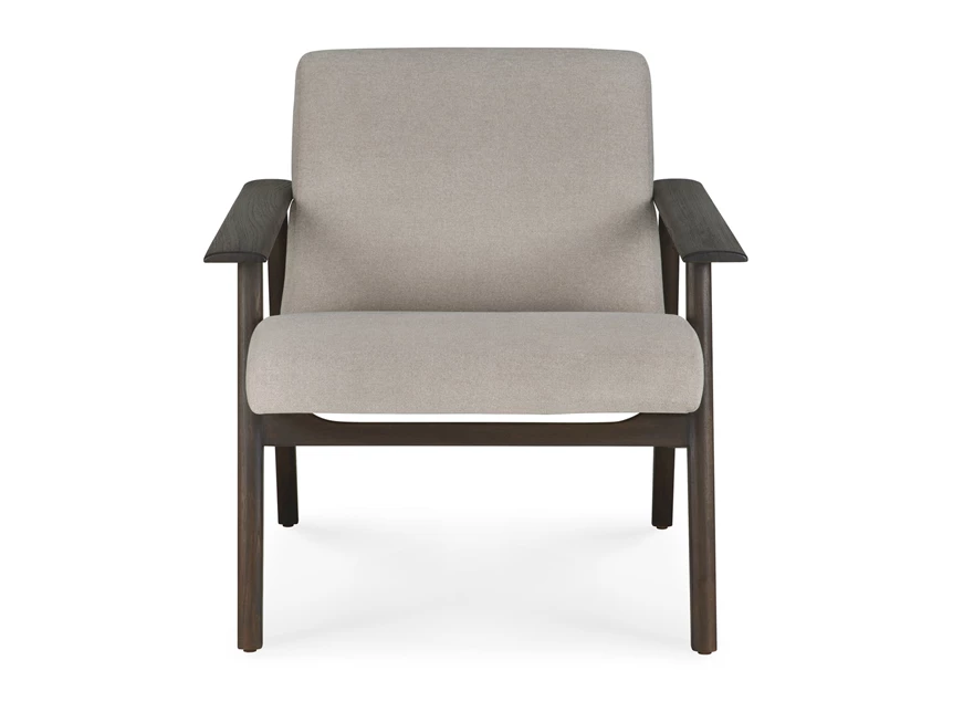 Front Bijzetzetel Teak Aspekt Dark Brown Lounge Chair 10670 Ethnicraft