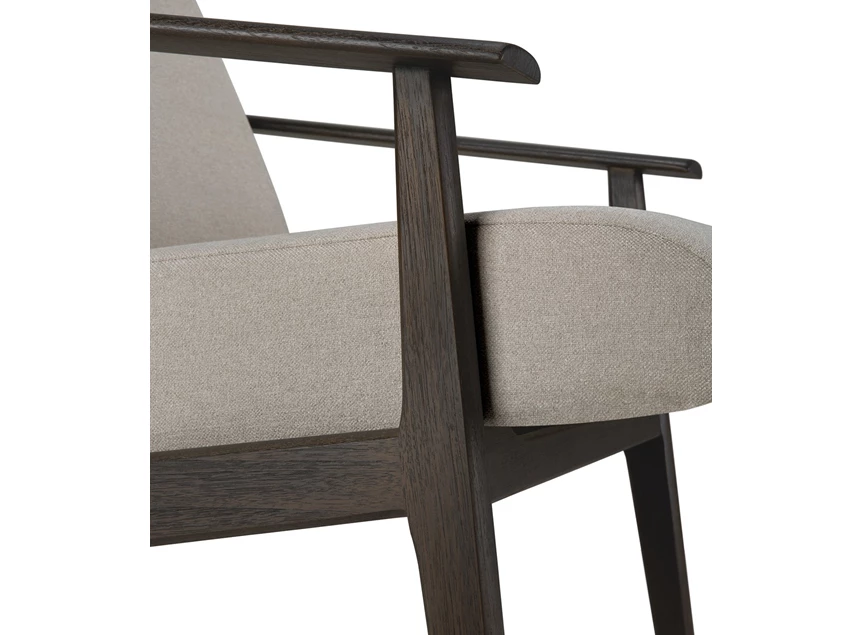 Zijde Bijzetzetel Teak Aspekt Dark Brown Lounge Chair 10670 Ethnicraft