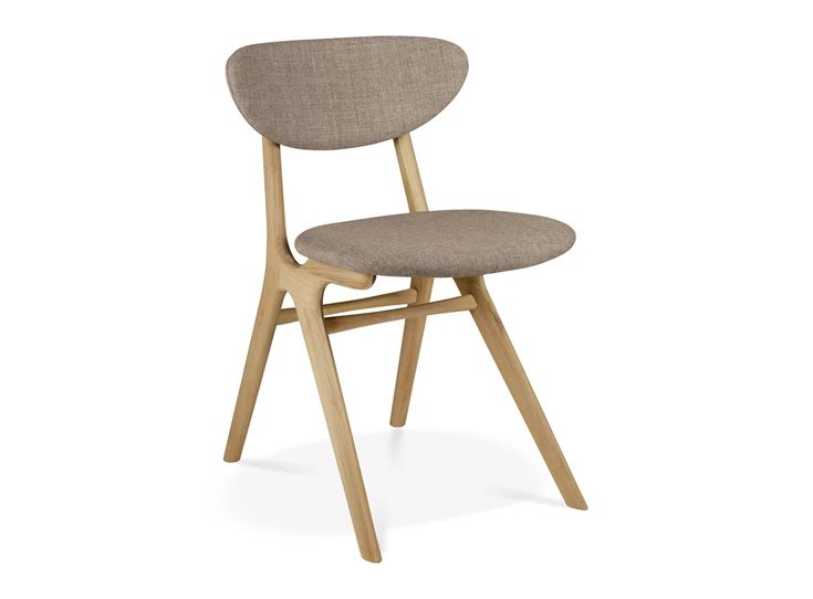 Eetkamerstoel Oak Eye Dining Chair Warm Grey 50669 Ethnicraft