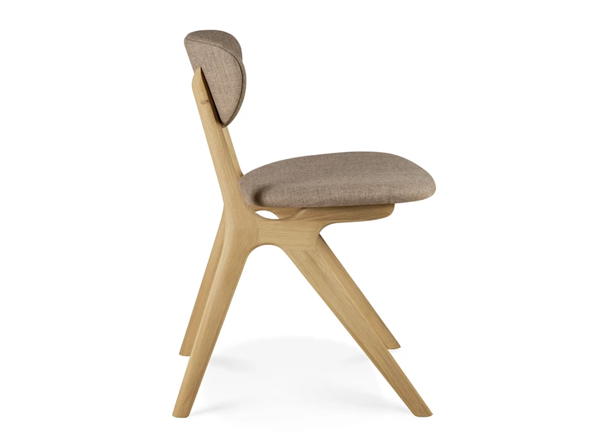 Zijkant Eetkamerstoel Oak Eye Dining Chair Warm Grey 50669 Ethnicraft