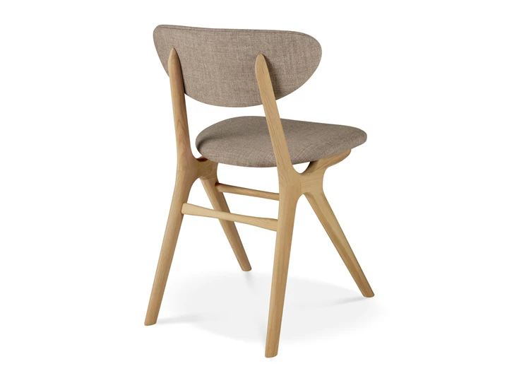 Achterkant Eetkamerstoel Oak Eye Dining Chair Warm Grey 50669 Ethnicraft