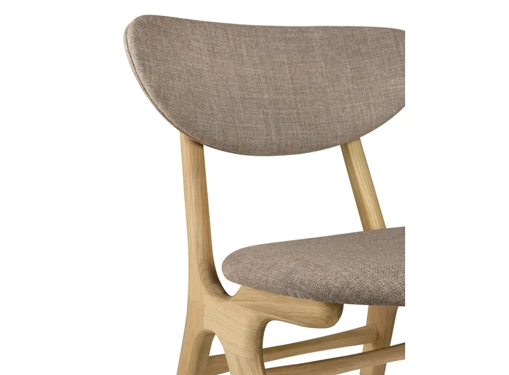 Rugleuning Eetkamerstoel Oak Eye Dining Chair Warm Grey 50669 Ethnicraft