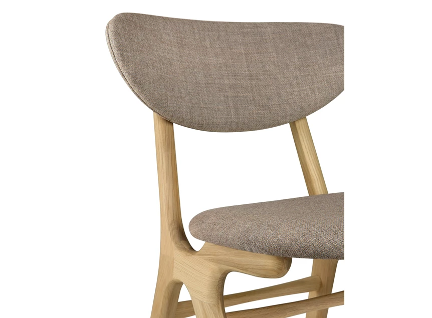 Rugleuning Eetkamerstoel Oak Eye Dining Chair Warm Grey 50669 Ethnicraft