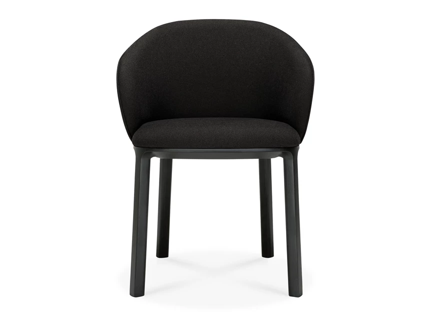 Front Eetkamerstoel Oak Unda Black Dining Chair 50696 Ethnicraft