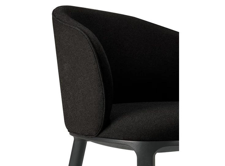 Armleuning Eetkamerstoel Oak Unda Black Dining Chair 50696 Ethnicraft