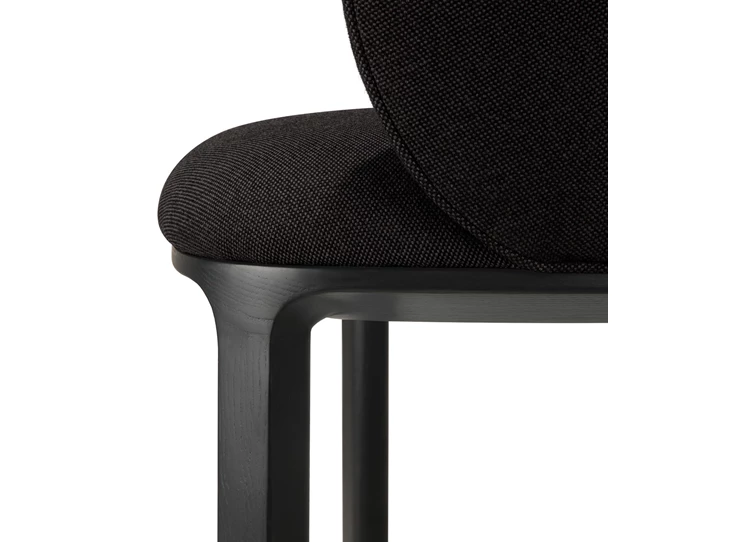 Onderstel Eetkamerstoel Oak Unda Black Dining Chair 50696 Ethnicraft