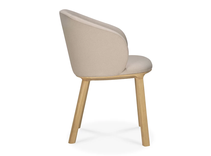 Zijkant Eetkamerstoel Oak Unda Dining Chair 50695 Ethnicraft