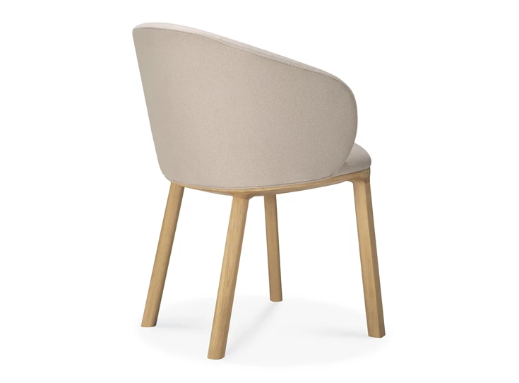 Achterkant Eetkamerstoel Oak Unda Dining Chair 50695 Ethnicraft