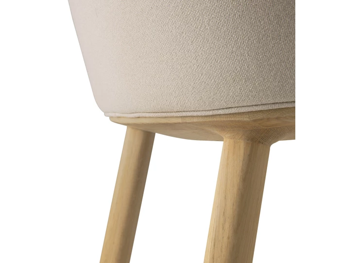 Achterkant onderstel Eetkamerstoel Oak Unda Dining Chair 50695 Ethnicraft