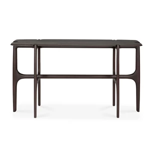 Muurtafel Teak Pi Dark Brown Console 11569 Ethnicraft