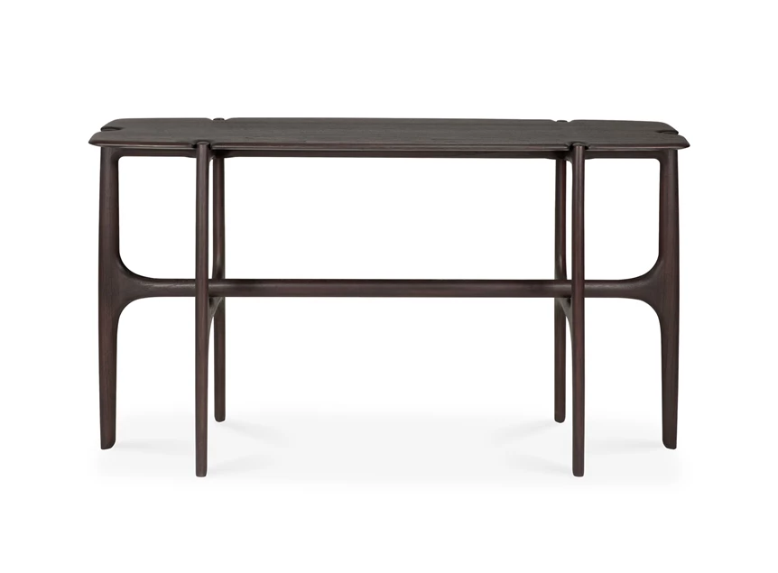 Muurtafel Teak Pi Dark Brown Console 11569 Ethnicraft
