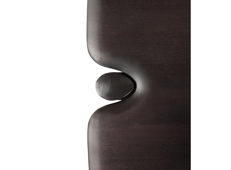 Detail Muurtafel Teak Pi Dark Brown Console 11569 Ethnicraft