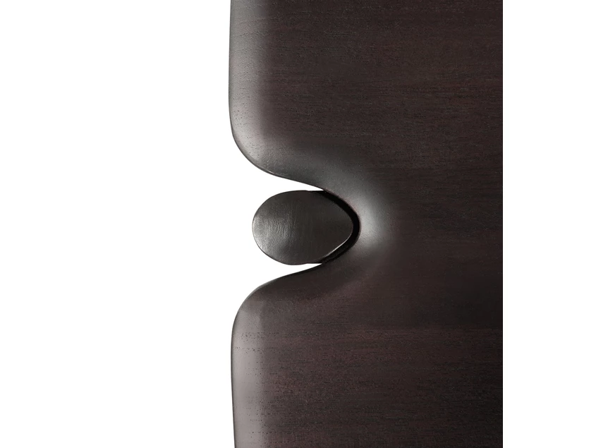 Detail Muurtafel Teak Pi Dark Brown Console 11569 Ethnicraft