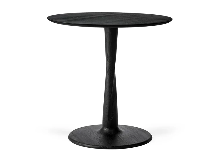 Lage eettafel Oak Tosion Black Low Dining Table 50037 Ethnicraft