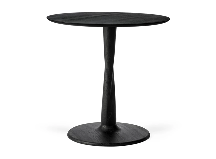 Lage eettafel Oak Tosion Black Low Dining Table 50037 Ethnicraft