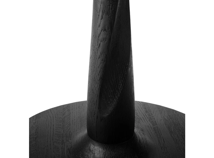 Onderstel Lage eettafel Oak Tosion Black Low Dining Table 50037 Ethnicraft