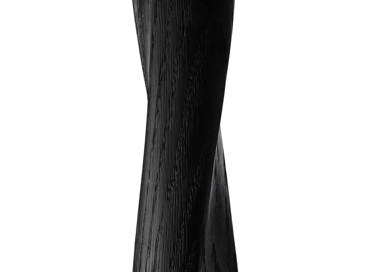 Zuil Lage eettafel Oak Tosion Black Low Dining Table 50037 Ethnicraft