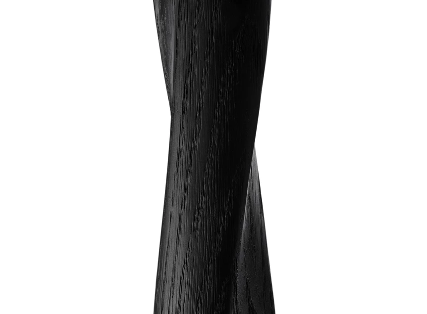 Zuil Lage eettafel Oak Tosion Black Low Dining Table 50037 Ethnicraft