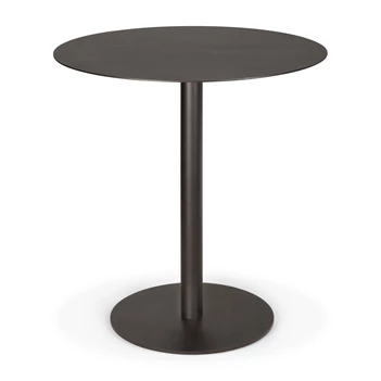 Eettafel Blend Dining Table Dark Bronze Metal top 60121 Ethnicraft