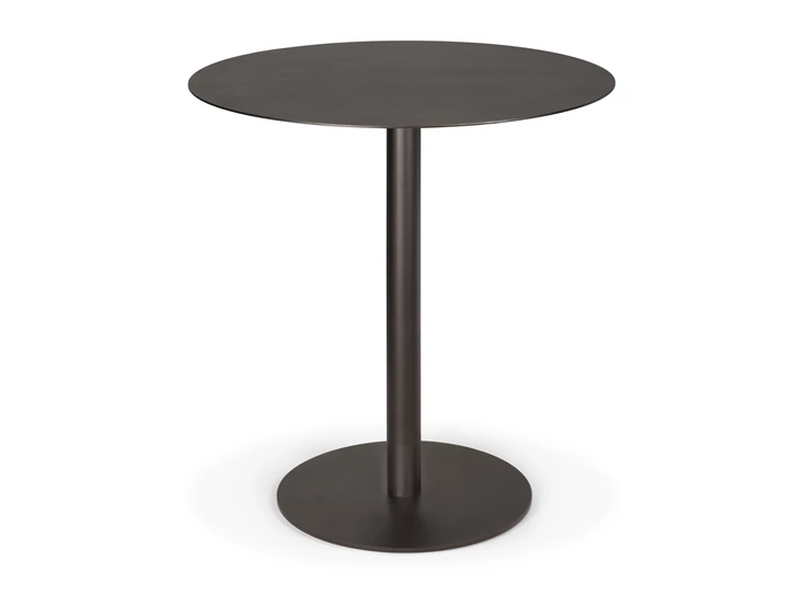 Eettafel Blend Dining Table Dark Bronze Metal top 60121 Ethnicraft