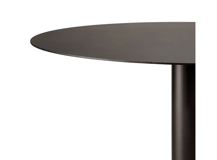 Tafelblad Eettafel Blend Dining Table Dark Bronze Metal top 60121 Ethnicraft