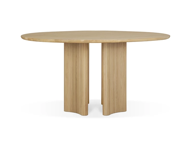 Zijkant Eettafel Oak Roller Max Dining Table 50042 Ethnicraft