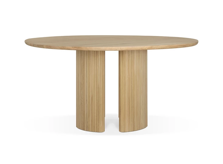 Zijkant poten naar buiten Eettafel Oak Roller Max Dining Table 50042 Ethnicraft