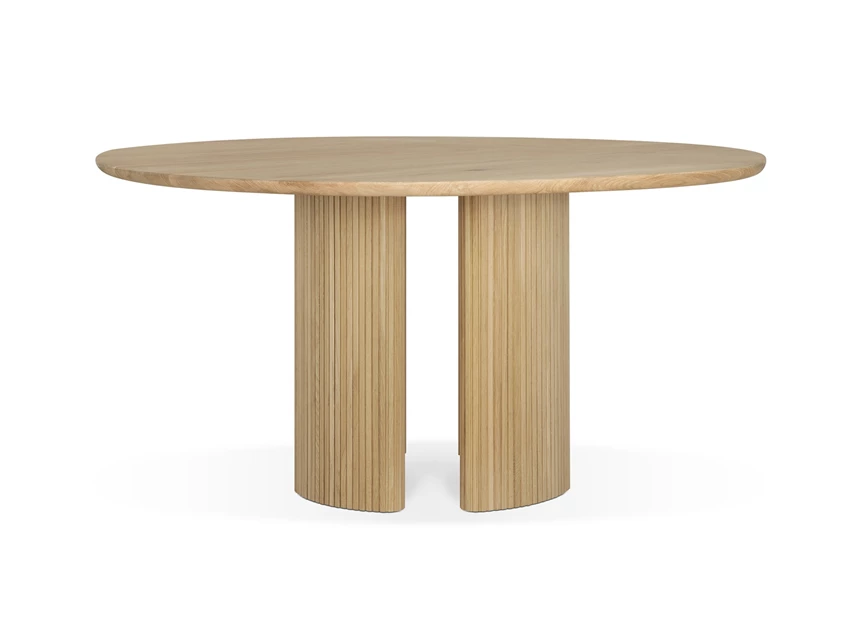 Zijkant poten naar buiten Eettafel Oak Roller Max Dining Table 50042 Ethnicraft