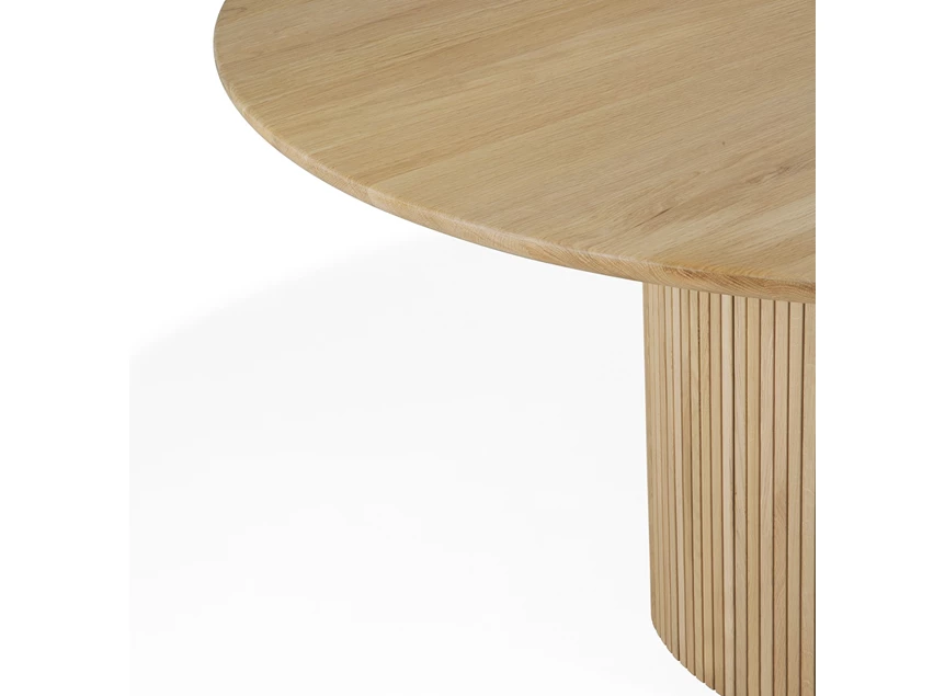 Bovenkant poten naar buiten Eettafel Oak Roller Max Dining Table 50042 Ethnicraft