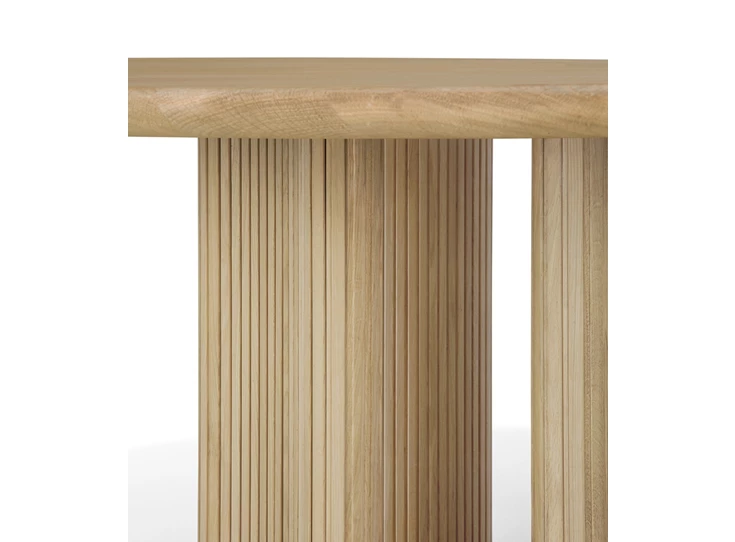 Bladrand Eettafel Oak Roller Max Dining Table 50042 Ethnicraft