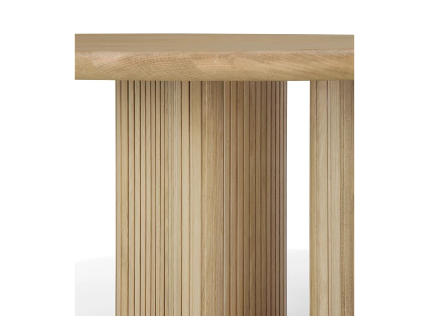 Bladrand Eettafel Oak Roller Max Dining Table 50042 Ethnicraft