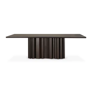 Front Eettafel Mahogony Sequence Dark Brown Dining Table 35155 Ethnicraft