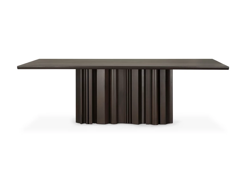 Front Eettafel Mahogony Sequence Dark Brown Dining Table 35155 Ethnicraft