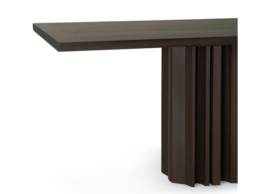Zijkant Eettafel Mahogony Sequence Dark Brown Dining Table 35155 Ethnicraft