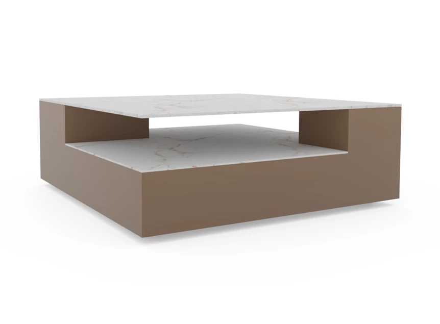 Open Salontafel SL keramiek matte lak Tables to love Crest Karat