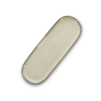 Meridian ivoor serveerschaal 38,5x14xh2,5cm