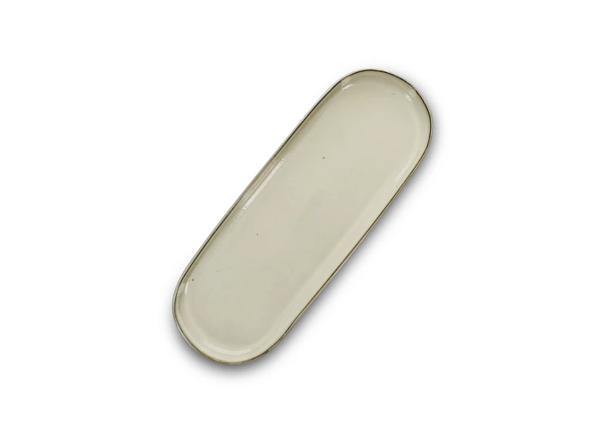 Meridian ivoor serveerschaal 38,5x14xh2,5cm
