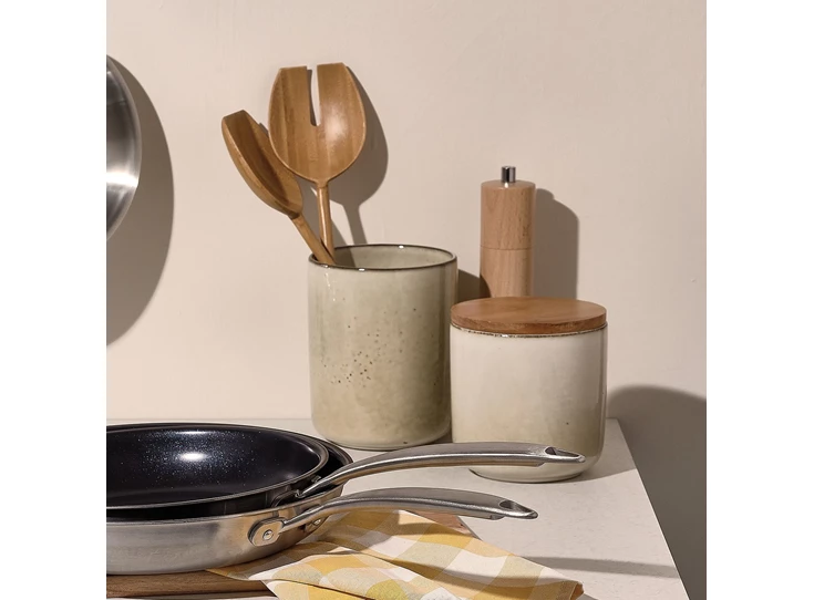 Meridian ivoor voorraadpot Ø12xh15cm sfeer