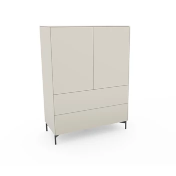 Barkast opstelling 3 Side mat glas zand Spectral