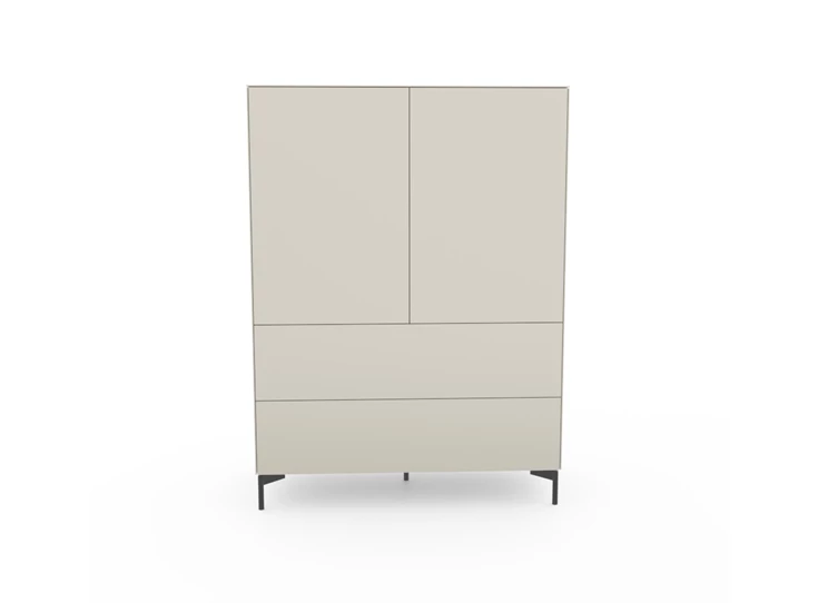 Front Barkast opstelling 3 Side mat glas zand Spectral