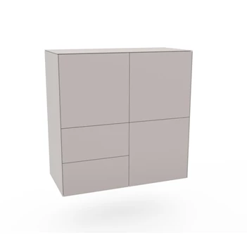 Barkast Side opstelling 9 hangend combi mat blinkend glas pebble Spectral