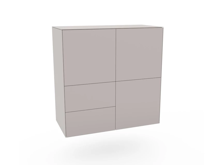 Barkast Side opstelling 9 hangend combi mat blinkend glas pebble Spectral