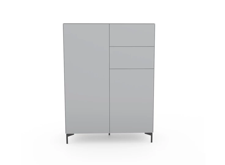 Front Barkast Side opstelling 10 mat glas grey poot Edge Spectral