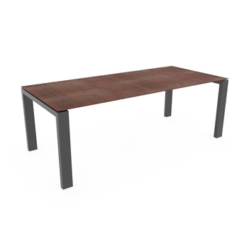 Verlengbare tafel TZV keramiek roest Crest Tables to love Karat