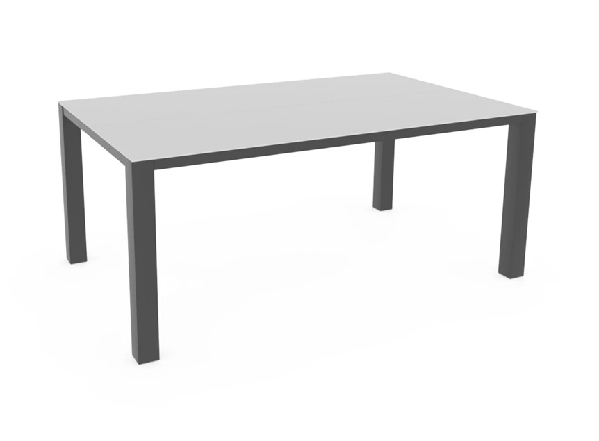 Tafel T rechthoekig keramiek wit Crest Tables to love Karat