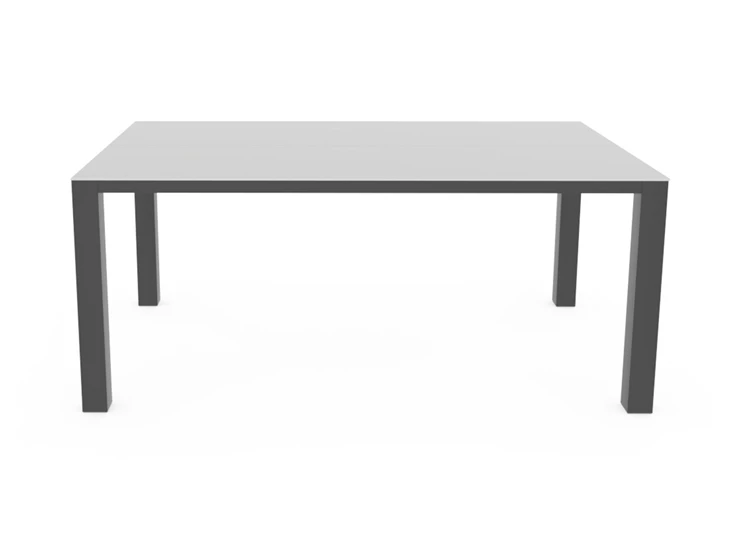 Front Tafel T rechthoekig keramiek wit Crest Tables to love Karat