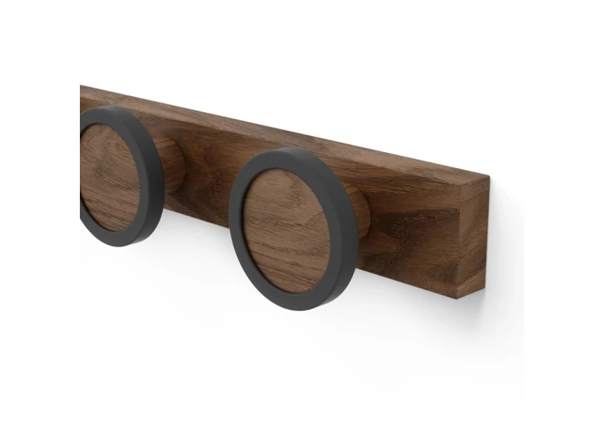 1016843-048 Umbra kapstok 4 haken Hub rail detail