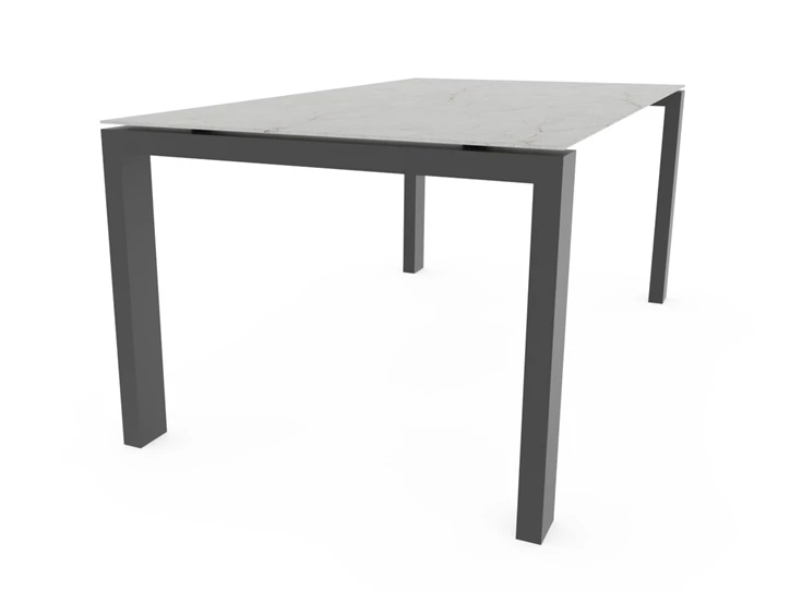 Detail Tafel TZ keramiek marmerlook beige Crest Tables to love Karat