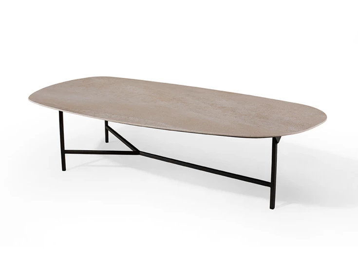 Salontafel EL Ellipse organisch keramiek mirage Crest Tables to love Karat